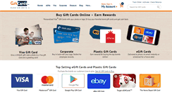 Desktop Screenshot of giftcards.com